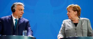 Der ungarische Regierungschef Viktor Orban war am Montag zu Gast bei Kanzlerin Angela Merkel. 