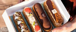 Neue Patisserie-Ideen aus Berlin: zum Beispiel die ausgefeilten Eclairs von "Canal"