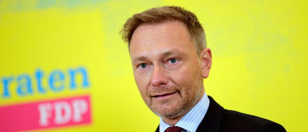 Will einen Übergangsministerpräsidenten für Thüringen: FDP-Chef Christian Lindner.