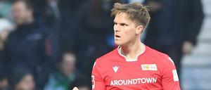 Der war wichtig. Marius Bülter war der Matchwinner für Union in Bremen.