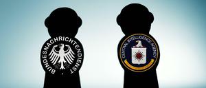 Im Geheimen: BND und CIA haben gemeinsam spioniert.