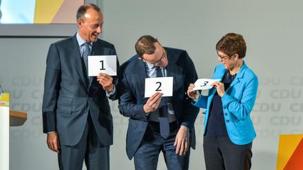 CDU-Regionalkonferenz in Thüringen im Kampf um den CDU-Parteivorsitz – das Chaos in dem Bundesland wurde Kramp-Karrenbauer am Ende zum Verhängnis.
