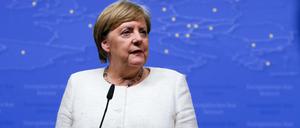 Bundeskanzlerin Angela Merkel (CDU) im vergangenen Jahr bei einem EU-Gipfel in Brüssel.