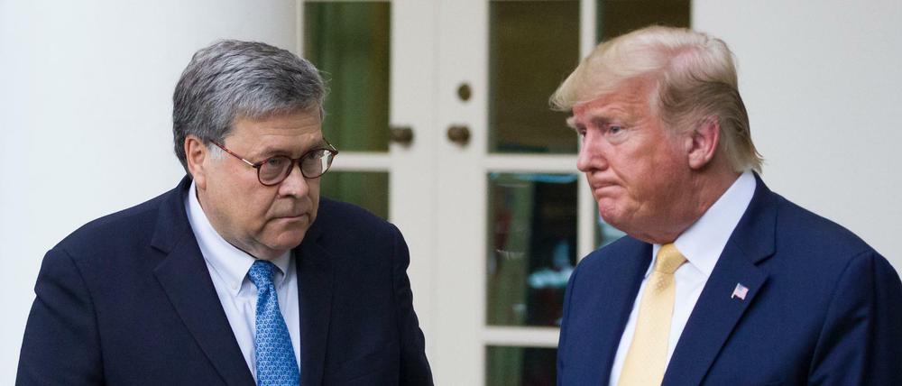 In der Sache hält Justizminister Barr stramm zu Präsident Trump. Aber in der Form hat er offenbar inzwischen Bedenken - und bittet den Präsidenten, weniger zu twittern.