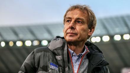 Nach seinem ersten Spiel als Hertha-Trainer gegen Borussia Dortmund.