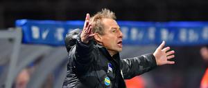 Hertha und der Trainer Jürgen Klinsmann - diese Verbindung hielt nicht lange. 