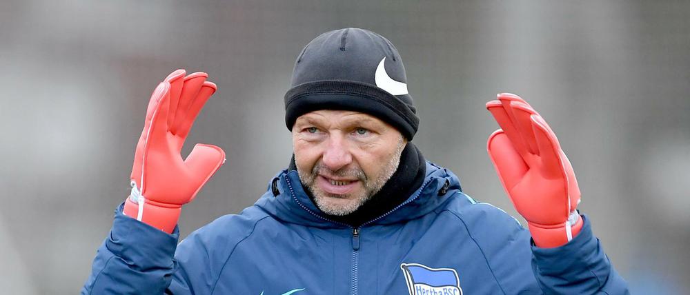 Torwarttrainer Zsolt Petry trainiert wieder die Profis.