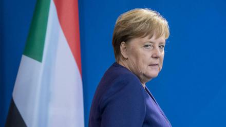 Kanzlerin Angela Merkel am Freitag in Berlin.