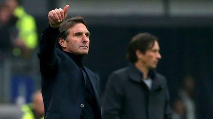 Bereit für Berlin? Bruno Labbadia (l.) und Roger Schmidt sind mögliche Trainerkandidaten.