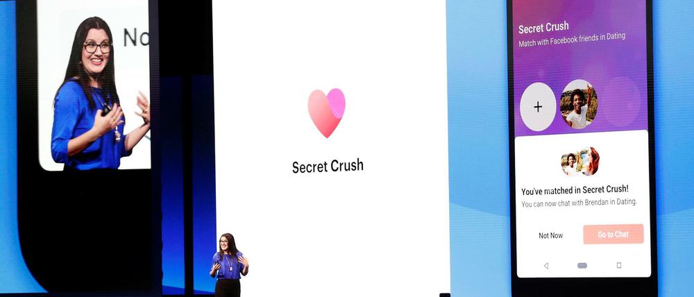 Die Vorstellung der Facebook-Dating-App in San Jose, Kalifornien.