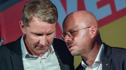 Björn Höcke und Andreas Kalbitz (Archivbild)