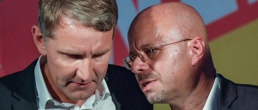 Björn Höcke und Andreas Kalbitz (Archivbild)