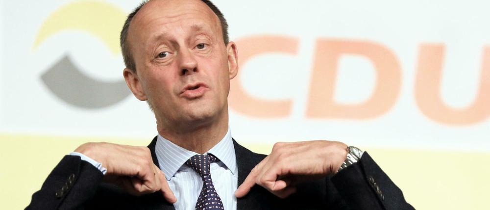 Will wohl an die CDU-Spitze: Friedrich Merz.