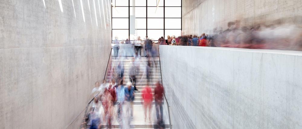 Innenansicht. Die Simon-James-Galerie am Eröffnungstag.