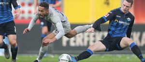 Angekommen und engagiert. Matheus Cunha belebte Herthas Spiel bei seinem Debüt sichtlich.