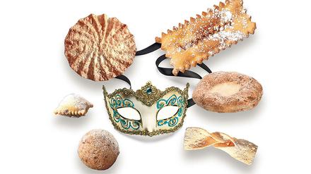 Sie heißen Chiacchere, Polsterzipf, Auszogne, Fritelli, Faworki, Fastnachtschüechli - aber haben eines gemeinsam: Sie sind das traditionelle Fettgebäck zum Karneval, Schwestern und Brüder des Berliner Pfannkuchens.