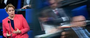 Franziska Giffey (SPD), Bundesfamilienministerin