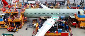 Baustelle Airbus: Die Finanzen stimmen nicht beim europäischen Luffahrtkonzern.