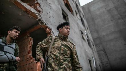 Kämpfer der international anerkannten Regierung (GNA) in Libyen 
