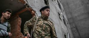 Kämpfer der international anerkannten Regierung (GNA) in Libyen 