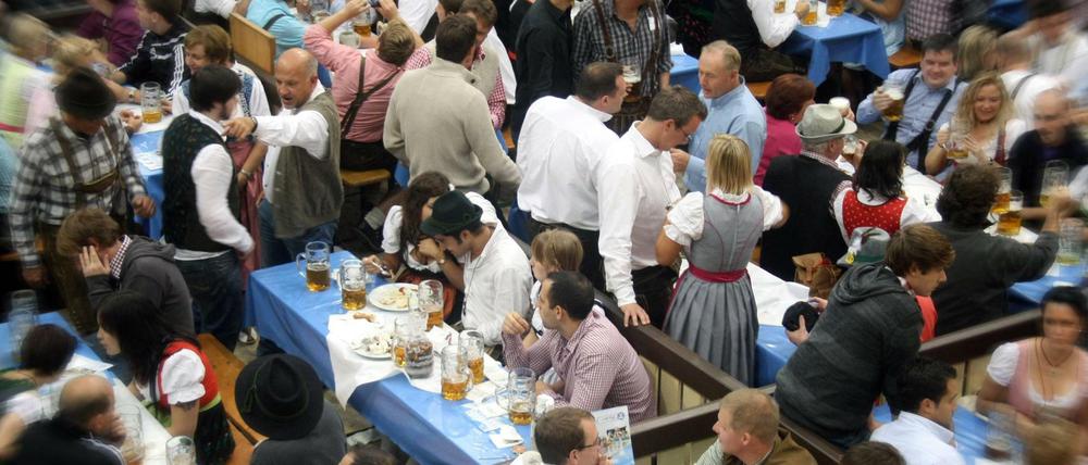 In Bierzelten südlich des Mains wird in der Regel Bayerisch gesprochen - aber welches Bayerisch?