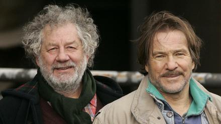 Götz George und Chiem van Houweninge (li.) im Jahr 2015.