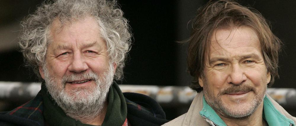 Götz George und Chiem van Houweninge (li.) im Jahr 2015.