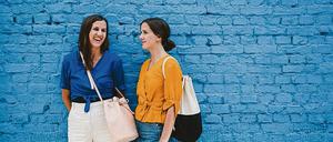 Caroline Marine und Valérie Hebel, Inhaberinnen der Berliner Modefirma Marin & Marine.