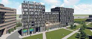 Schick: Die neue Zentrale der Gasag auf dem Euref-Campus, die Ende des Jahres fertig sein soll. 