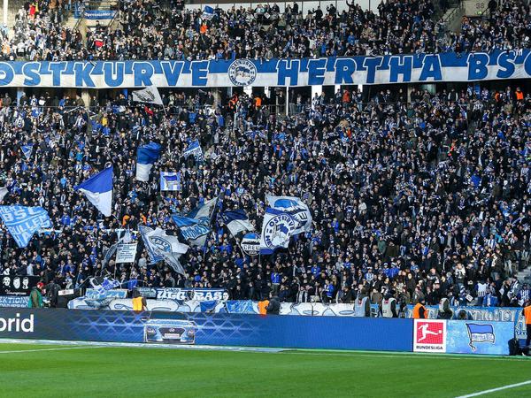 Heimsieg erwünscht: So sehen es die Fans von Hertha BSC.