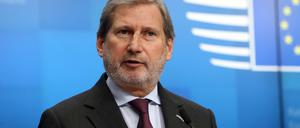 EU-Haushaltskommissar Johannes Hahn.