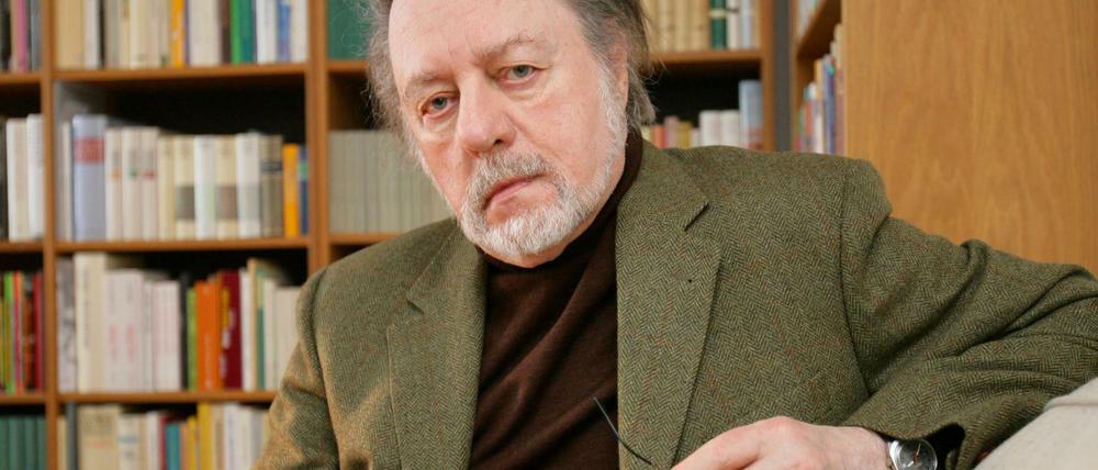 Solitär der deutschen Dichtung. Ror Wolf (29. Juni 1932 bis 17. Februar 2020) in seiner Mainzer Wohnung.
