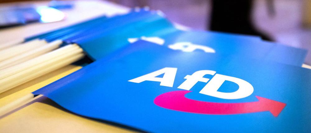 AfD-Werbematerial.