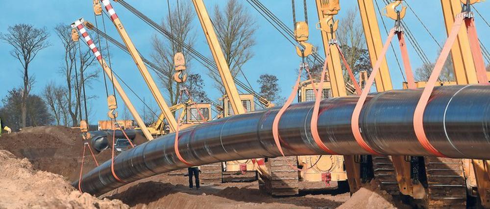 Gas-Leck. Der Anteil des Methans, das aus Erdgasleitungen wie hier in Brandenburg in die Atmosphäre gelangt, ist größer, als bislang geschätzt wurde.