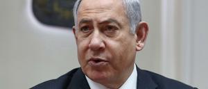 Benjamin Netanjahu, Ministerpräsident von Israel.