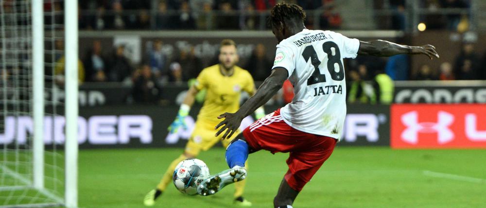 Derbyzeit. Bakery Jatta und der HSV empfangen am Samstag, 13 Uhr den FC St. Pauli zum Hamburger Stadtduell.