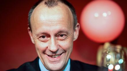 Friedrich Merz (CDU) spricht bei der Veranstaltung vom Forum Mittelstand zu den Gästen. Er gilt als einer der Top-Kandidaten für den CDU-Vorsitz.