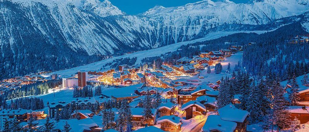 Der Ort Courchevel ist ein Retortendorf für Skifahrer und Gourmets.