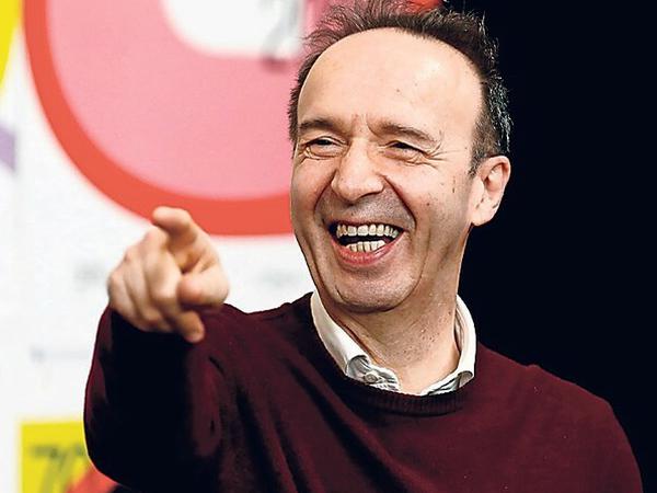 Roberto Benigni auf der Berlinale.