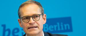 Gegen Bodenspekulation. De Regierende Bürgermeister Michael Müller (SPD) will Gewinne abschöpfen.