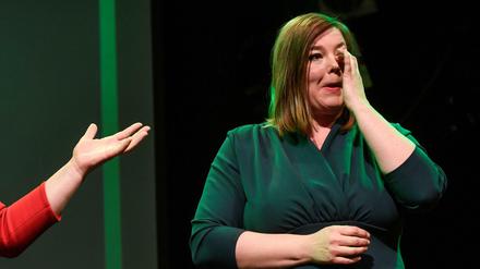 Reibt sich die Augen: Hamburgs Grünen-Chefin Katharina Fegebank.
