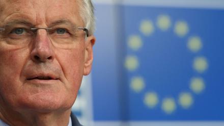EU-Chefverhandler Michel Barnier am Dienstag in Brüssel.