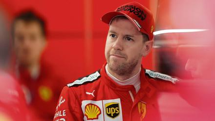 Ferrari-Fahrer Sebastian Vettel hat mit Charles Leclerc seinen größten Rivalen im eigenen Team. 
