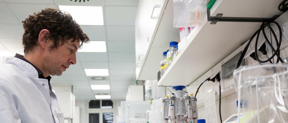Im Institut für Virologie an der Charité laufen Untersuchungen zum Coronavirus. 