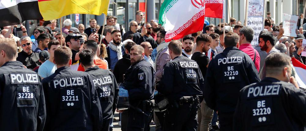 Al-Quds-Demonstration in Berlin 2019.
