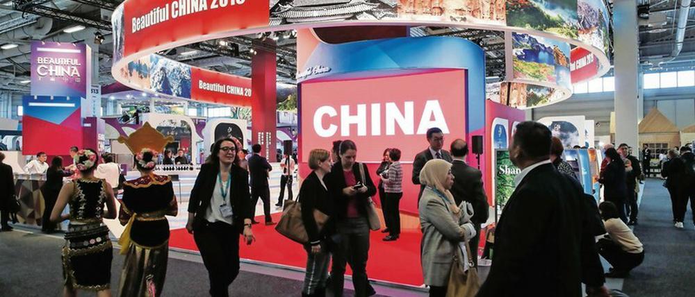 China in Berlin. Die Tourismusmesse ITB findet trotz der Viruskrise in der nächsten Woche in der Hauptstadt statt.