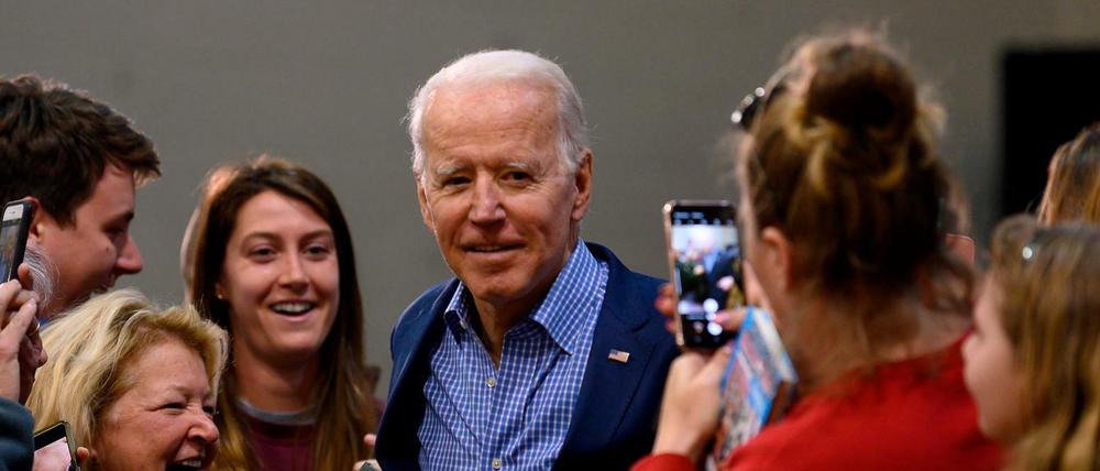 Kandidat zum Anfassen: Joe Biden beim Wahlkampf in South Carolina.