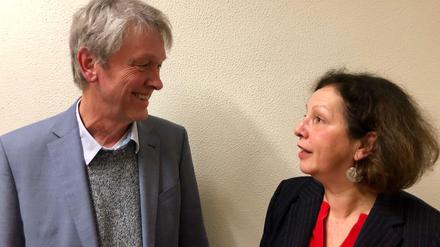 Elke Nowotny und Arthur Kröhnert waren die Ansprechpartner in der Clearingstelle für die Staatliche Ballettschule und Schule für Artistik.