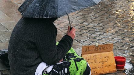 Armut und Obdachlosigkeit gehört vielerorts zum Straßenbild.