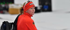 Gefundenes Fressen. Claudia Pechstein kommt der Brandbrief des Bundestrainers nicht ungelegen.